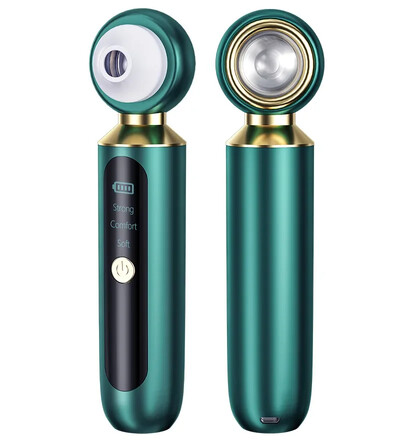 Αναβαθμισμένο Facial Pore Cleaner Ακμή Comedone Whitehead Extractor Κιτ αφαίρεσης μαύρων στιγμάτων Ηλεκτρική σκούπα για μαύρα στίγματα