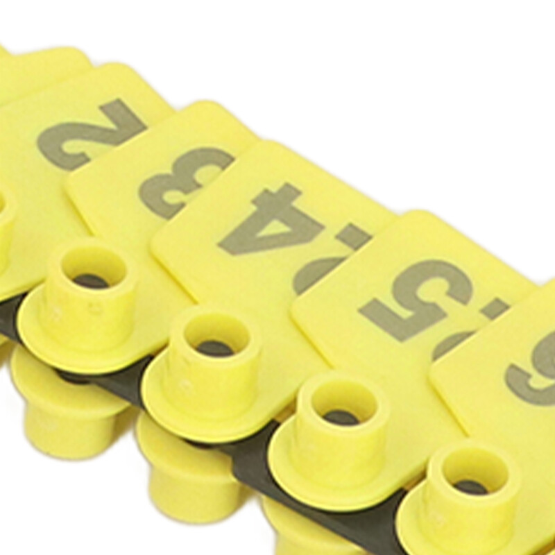 Gyvuliams skirtas ausų įsagas, sutirštintas plastikas, patogus identifikavimas. Galvijų sunumeruota ausų etiketė karvėms kiaulėms ožkoms kiaulėms ausų įsagai