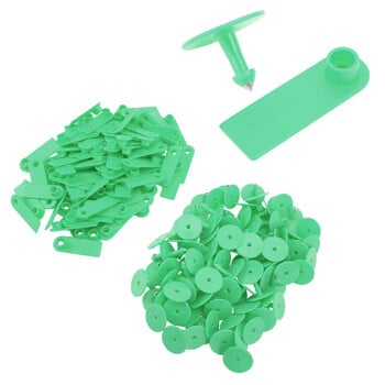 100pcs Animal Ear TPU Blank Ear Farm Animal Marker Plate Aquaculture for Livestock Poultry Διαχείριση πληροφοριών