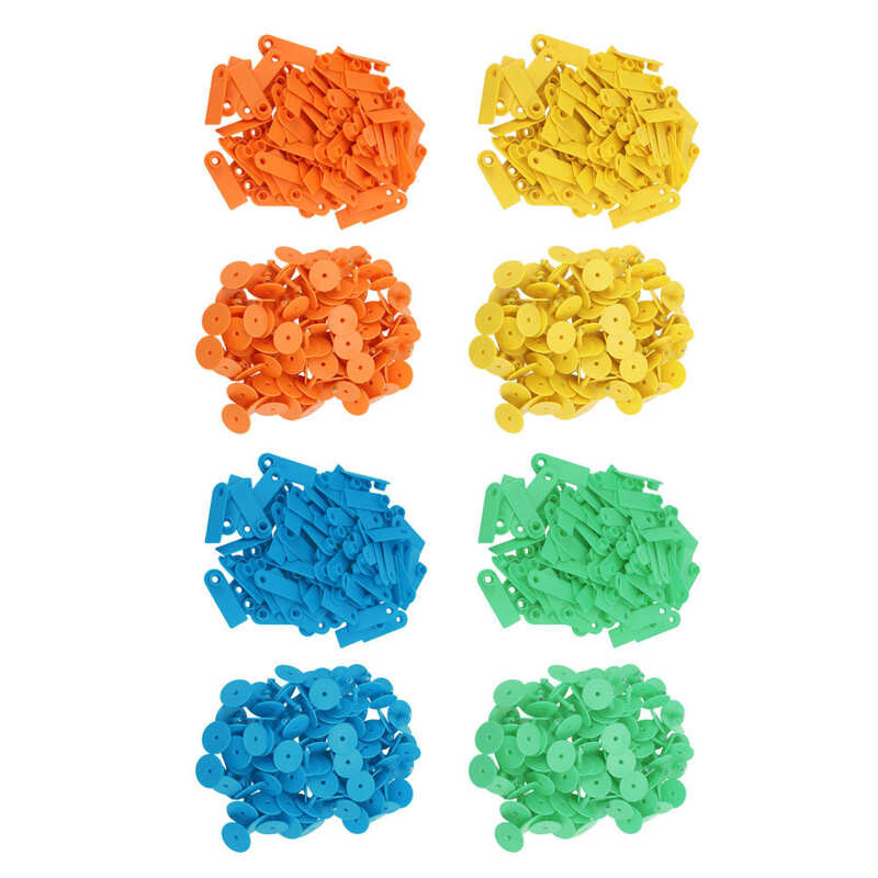 100 vnt. gyvūnų ausų TPU tuščia ausis ūkinių gyvūnų žymėjimo plokštelė, skirta akvakultūrai, skirta naminių paukščių informacijos valdymui