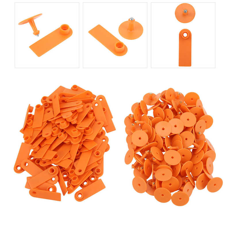 100 vnt. gyvūnų ausų TPU tuščia ausis ūkinių gyvūnų žymėjimo plokštelė, skirta akvakultūrai, skirta naminių paukščių informacijos valdymui