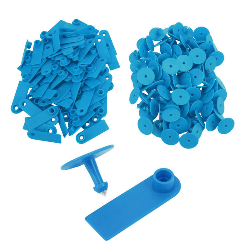 100 vnt. gyvūnų ausų TPU tuščia ausis ūkinių gyvūnų žymėjimo plokštelė, skirta akvakultūrai, skirta naminių paukščių informacijos valdymui