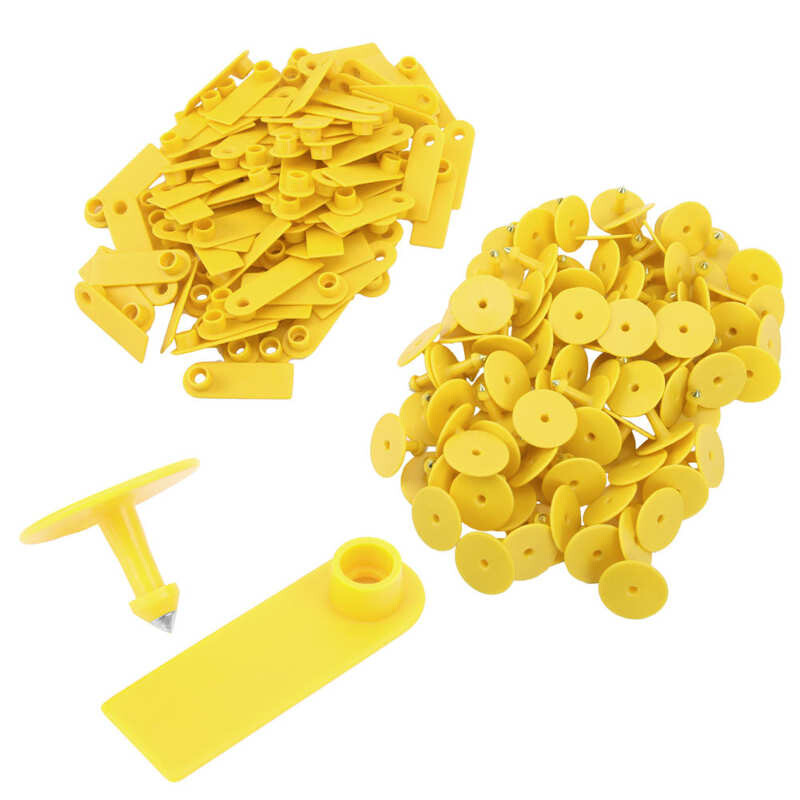 100 vnt. gyvūnų ausų TPU tuščia ausis ūkinių gyvūnų žymėjimo plokštelė, skirta akvakultūrai, skirta naminių paukščių informacijos valdymui