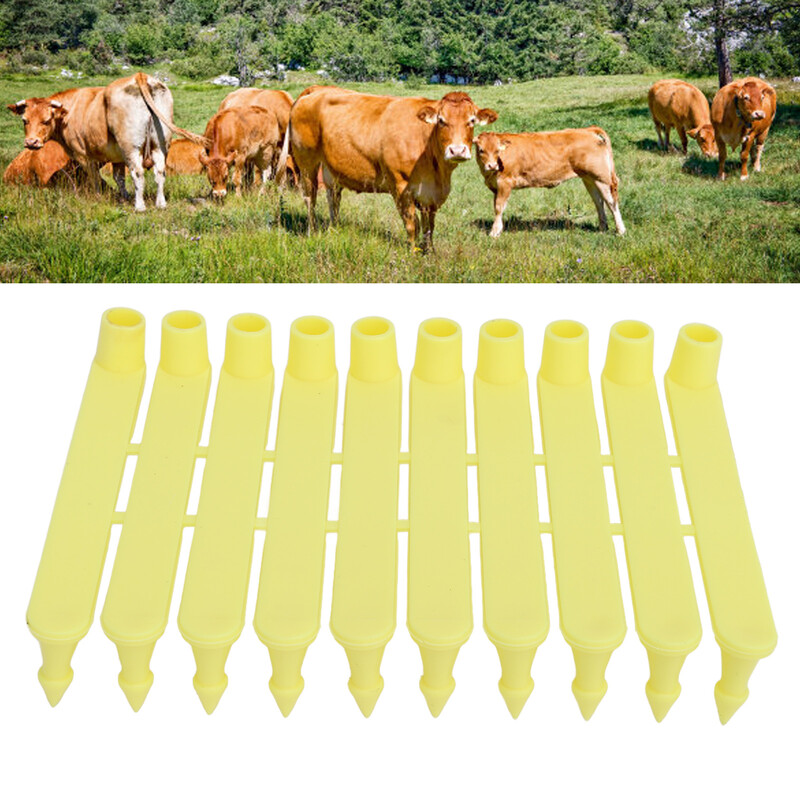 Gyvulių ausų įsagas, Lengvas identifikavimas, Gyvūnų ausų įsagai, Etiketė, Apsaugo nuo išskyrimo gyvūnų tvarkymui, 100 vnt.