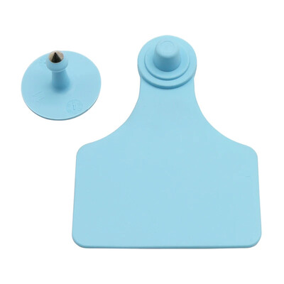 5 vnt. galvijų ausų įsagų ženklai TPU dvipusis bežodis ausų įsagas, pasirinktinis numeris vario galvos karvės auskarai, gyvūno identifikavimo kortelė