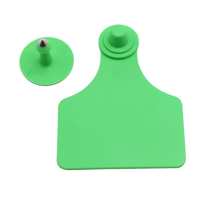 5 vnt. galvijų ausų įsagų ženklai TPU dvipusis bežodis ausų įsagas, pasirinktinis numeris vario galvos karvės auskarai, gyvūno identifikavimo kortelė