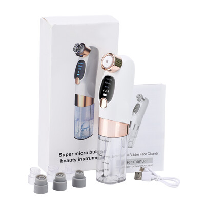 Ηλεκτρικό καθαριστικό για πόρους προσώπου Μαύρες κουκκίδες Αφαίρεσης μαύρων στιγμάτων Βαθύς καθαρισμός σπυριών με φυσαλίδες μικροσκοπικής αναρρόφησης