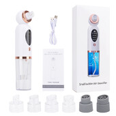Dispozitiv electric de îndepărtare a punctelor negre Aspirație cu vid Îndepărtați punctele negre de acnee Ciclul apei pentru pielea moartă Detergentă facială Instrument de înfrumusețare pentru îngrijirea pielii