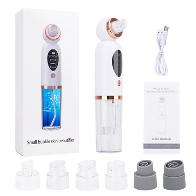 Dispozitiv electric de îndepărtare a punctelor negre Aspirație cu vid Îndepărtați punctele negre de acnee Ciclul apei pentru pielea moartă Detergentă facială Instrument de înfrumusețare pentru îngrijirea pielii