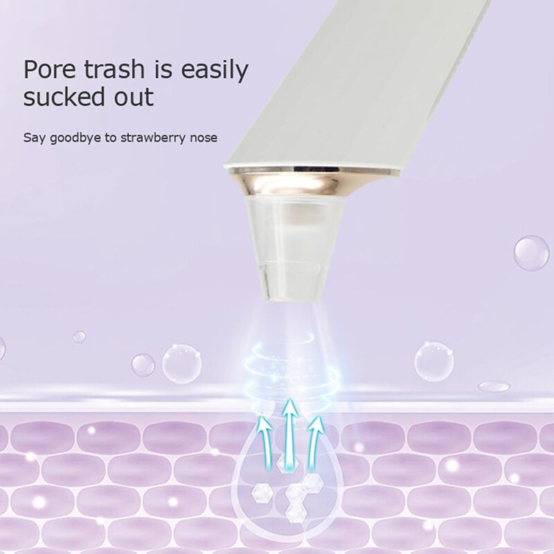 Επαναφορτιζόμενη ηλεκτρική σκούπα καθαρισμού μαύρων στιγμάτων USB - Ηλεκτρική σκούπα για μαύρα στίγματα - Κιτ καθαρισμού πόρων προσώπου - Εργαλεία καθαρισμού πολλαπλών λειτουργιών