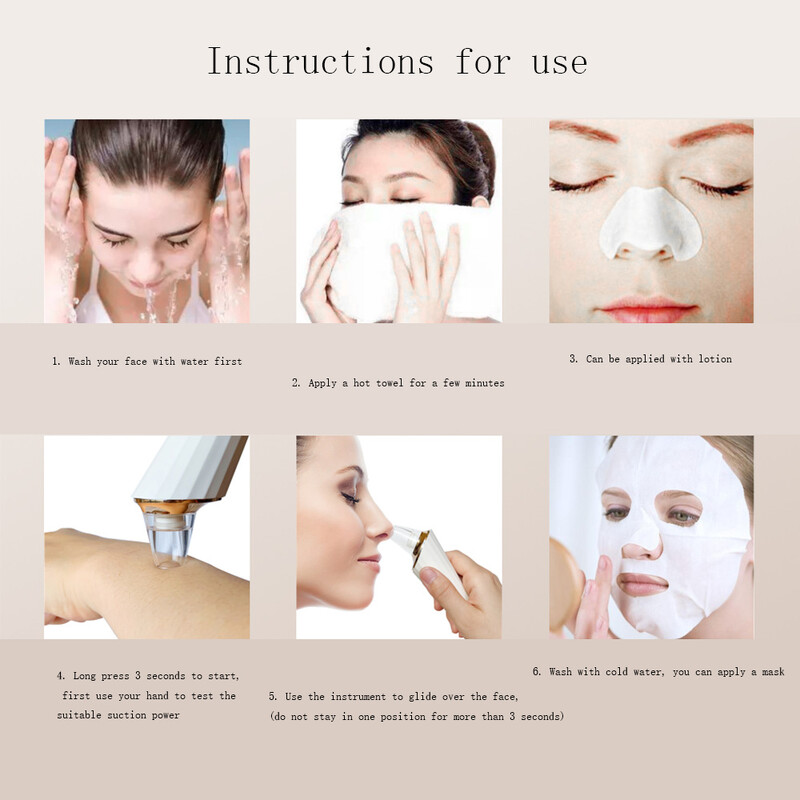 Επαναφορτιζόμενη ηλεκτρική σκούπα καθαρισμού μαύρων στιγμάτων USB - Ηλεκτρική σκούπα για μαύρα στίγματα - Κιτ καθαρισμού πόρων προσώπου - Εργαλεία καθαρισμού πολλαπλών λειτουργιών