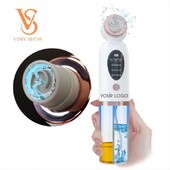 Új mitesszer eltávolító vákuumszívó testápoló kis buborékos elektromos arc-orrtisztító