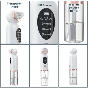 Ново средство за премахване на черни точки Вакуумно изсмукване Лична хигиена Малък балон Електрически почистващ препарат за лице и нос