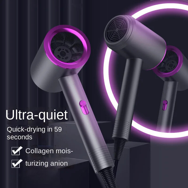 Aukštos kokybės ir žemos kainos plaukų džiovintuvas Nemokamas pristatymas ES, JAV, JK Kištukai 110V ~ 240V Įtampa saugus elektrinis plaukų šepetys