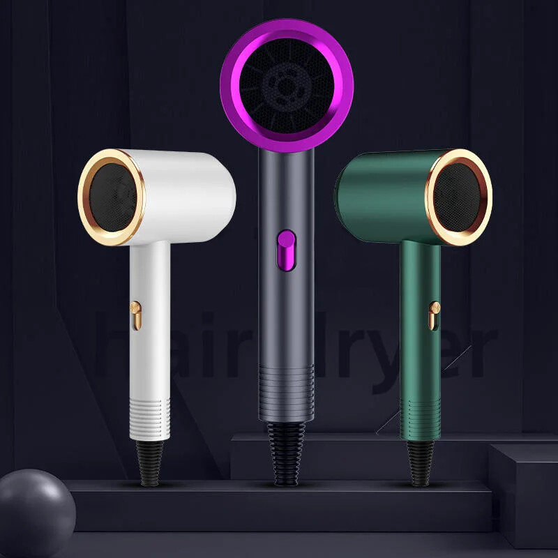 Aukštos kokybės ir žemos kainos plaukų džiovintuvas Nemokamas pristatymas ES, JAV, JK Kištukai 110V ~ 240V Įtampa saugus elektrinis plaukų šepetys