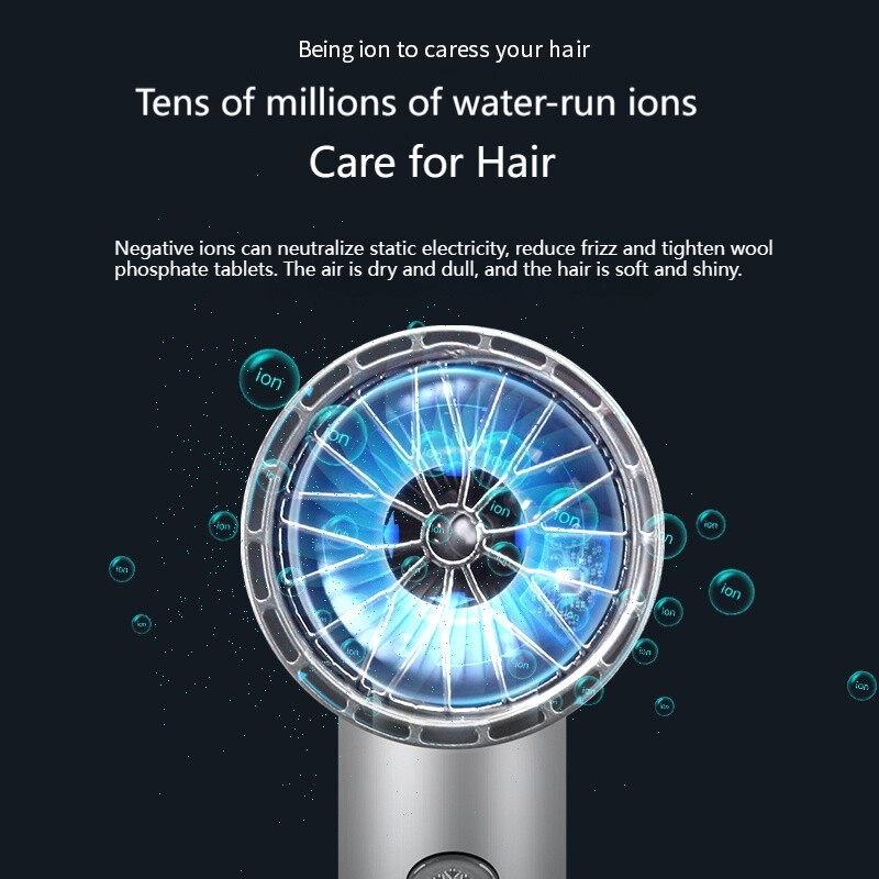 Naujos koncepcijos plaukų džiovintuvas profesionalus greitai džiūstantis mažai triukšmingas džiovintuvas Mėlynos šviesos neigiamų jonų plaukų priežiūra asmens priežiūros produktai