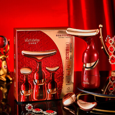 3 viename veido masažuoklis kaklo veido akių masažas V formos veido pakeliamasis masažuoklis nuo senėjimo raukšlių šalinimo odos grožio prietaisas namams