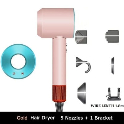 Επαγγελματικό πιστολάκι μαλλιών χωρίς φύλλα περιποίηση μαλλιών με γρήγορο στέγνωμα οικιακό σούπερ πιστολάκι μαλλιών Heng 200 εκατομμύρια εκτάρια αρνητικών ιόντων