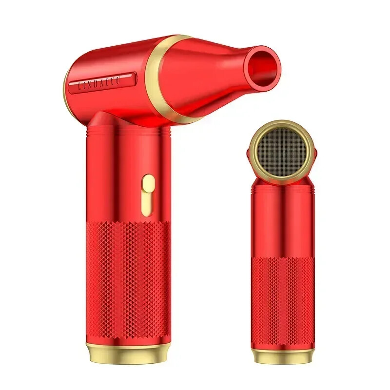 4 az 1-ben vezeték nélküli hajszárító, többfunkciós elektromos légporszívó, utazási hordozható, USB újratölthető negatív ionokat tartalmazó hajszárító