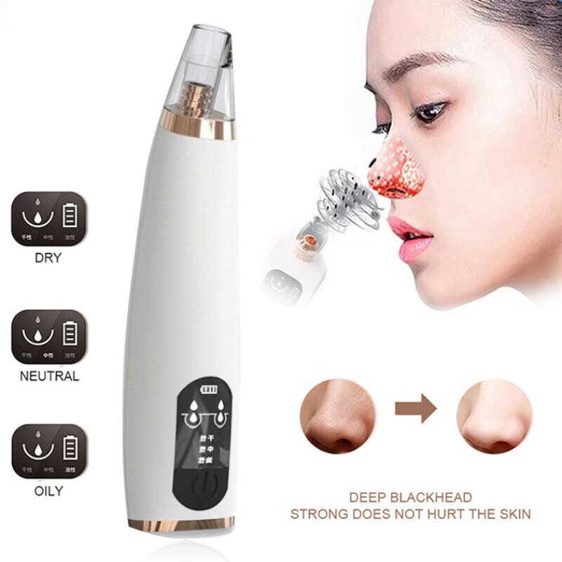 Υψηλής ποιότητας φορητό σπίτι μαύρων στιγμάτων αναρρόφησης σκούπα αφαίρεσης μαύρων στιγμάτων Skin Cleansing Beauty Instrument removeor de cravo