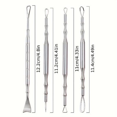 Βελόνα ακμής από ανοξείδωτο χάλυβα για να αφαιρέσετε τα μαύρα στίγματα, να επιλέξετε ακμή, να συμπιέσετε την ακμή και να απαλλαγείτε από το κιτ ακμής, να καθαρίσετε και να συμπιέσετε την ακμή.