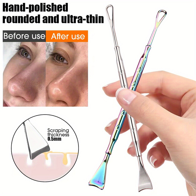 Βελόνα ακμής από ανοξείδωτο χάλυβα για να αφαιρέσετε τα μαύρα στίγματα, να επιλέξετε ακμή, να συμπιέσετε την ακμή και να απαλλαγείτε από το κιτ ακμής, να καθαρίσετε και να συμπιέσετε την ακμή.