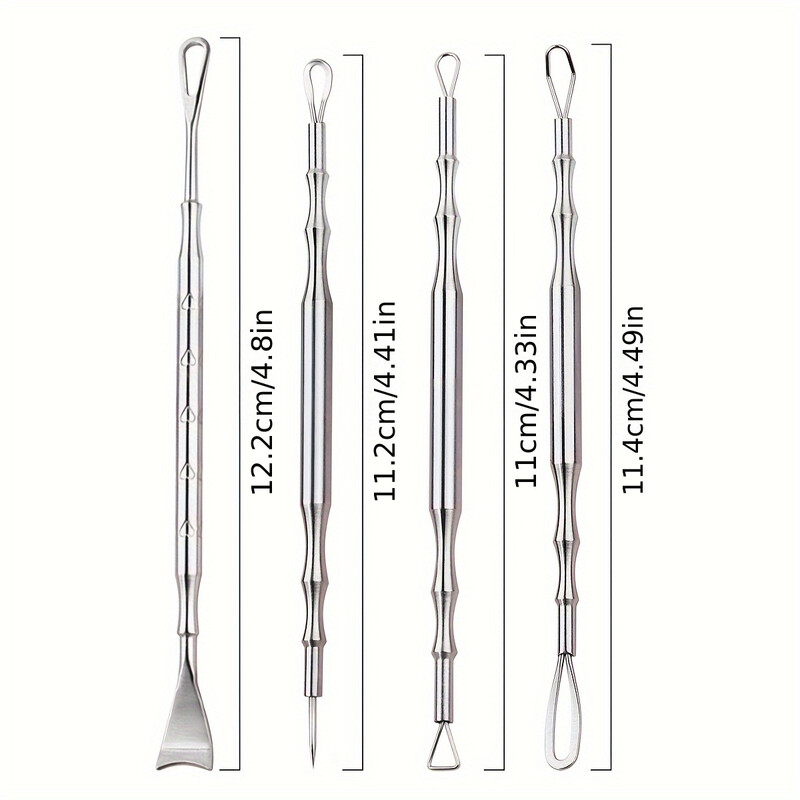 Βελόνα ακμής από ανοξείδωτο χάλυβα για να αφαιρέσετε τα μαύρα στίγματα, να επιλέξετε ακμή, να συμπιέσετε την ακμή και να απαλλαγείτε από το κιτ ακμής, να καθαρίσετε και να συμπιέσετε την ακμή.