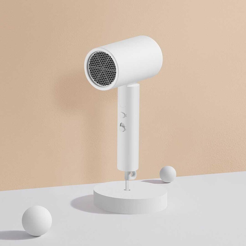 Xiaomi Mijia Hairdryer H101 Negative Ions Hair Protection Πιστολάκι μαλλιών με πτυσσόμενη λαβή Φορητό πιστολάκι γρήγορου στεγνώματος