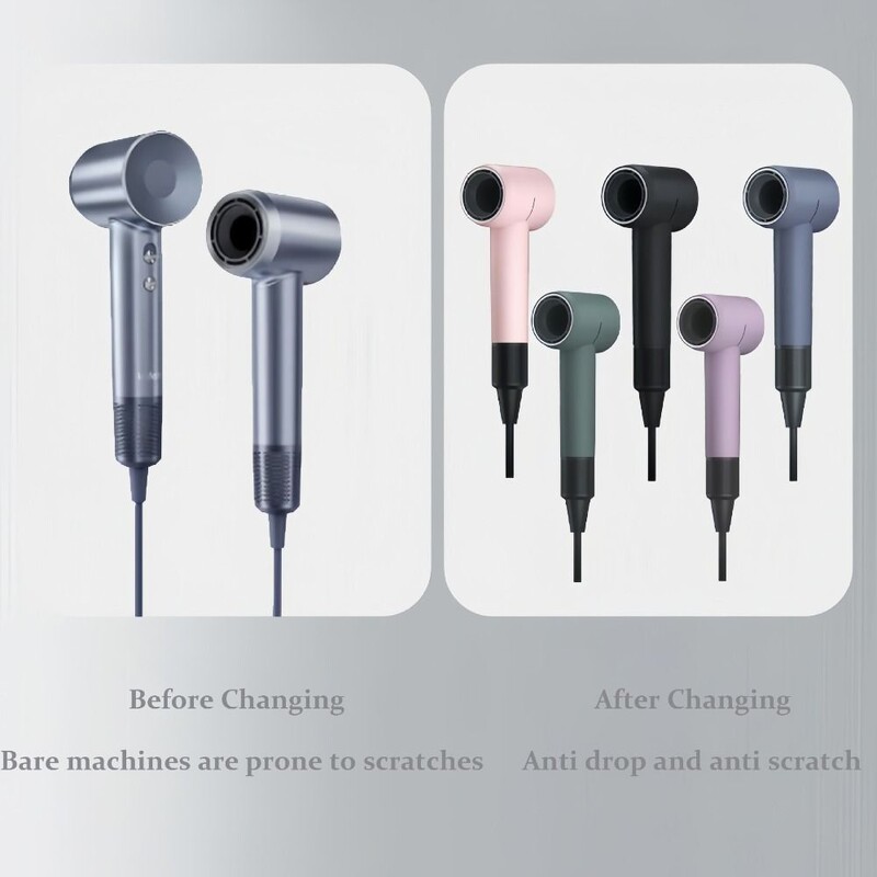 skirta Laifen LF03/SE Plaukų džiovintuvui Apsauginė rankovė nuo įbrėžimų silikoninis plaukų džiovintuvo dangtelis, atsparus dulkėms, minkštas silikoninis priedai