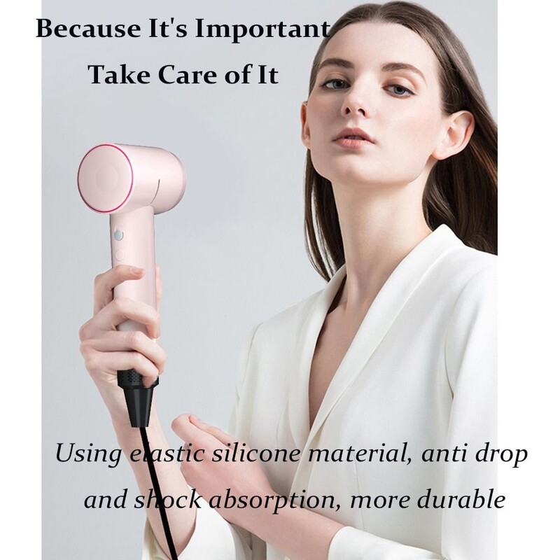 skirta Laifen LF03/SE Plaukų džiovintuvui Apsauginė rankovė nuo įbrėžimų silikoninis plaukų džiovintuvo dangtelis, atsparus dulkėms, minkštas silikoninis priedai