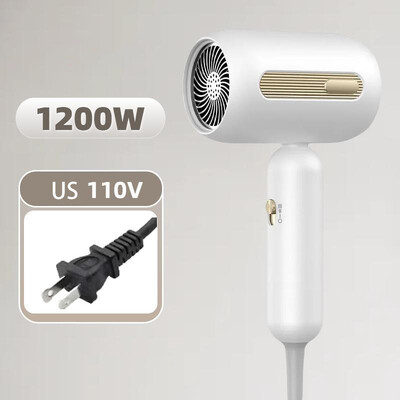 Mini Hajszárító 220V/110V, Nagy sebesség, Szalon légfúvó, Alacsony zaj, Professzionális hajápolás Gyorsan száradó negatív ionok utazáshoz