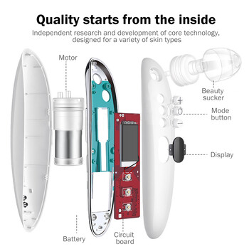 Electric Remover Blackhead Remover Vacuum Acne Cleaner Facial Suction Deep Cleansing Pore Cleaner Machine Εργαλείο περιποίησης δέρματος