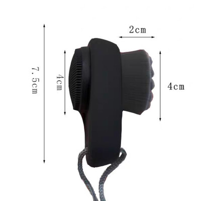 Arcápoló eszköz Masszázs súroló Arctisztító kefe Mosó Arckefet Puha bambusz faszén arctisztító kefe