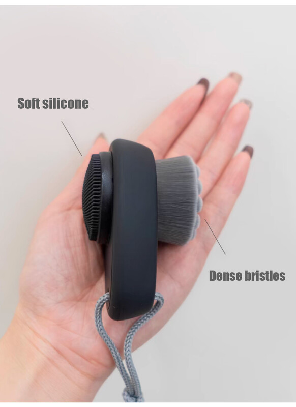 Arcápoló eszköz Masszázs súroló Arctisztító kefe Mosó Arckefet Puha bambusz faszén arctisztító kefe