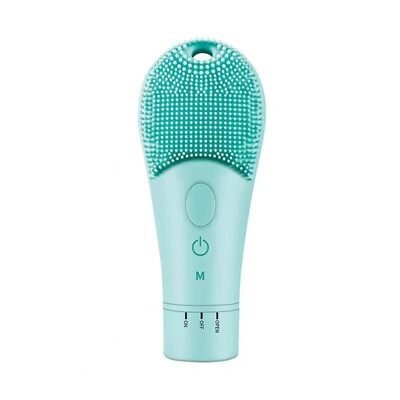 9 Gear Electric Ultrasonic Skin Sonic Scrubber Facial Brush Cleaner Rotirajuća visokofrekventna vibracija Lice Silicij punjiv