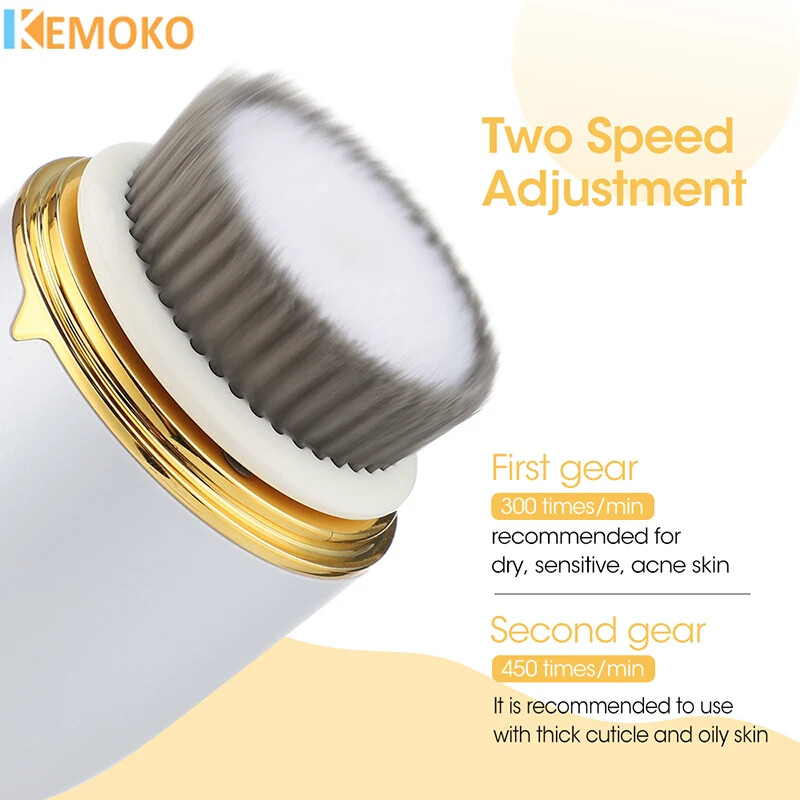 3 az 1-ben ultrahangos arctisztító pórusos arcbőrápoló masszírozó elektromos arctisztító kefe Mitesszer eltávolító arctisztító kefe