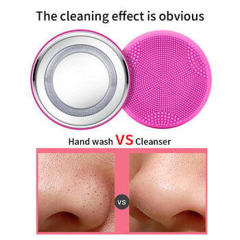 DIOZO Electric Face Cleansing Brush Pore Cleaner 2-σε-1 Skin Care Cleanser Αδιάβροχο Silic Beauty Tool Massager Face Wash Brush