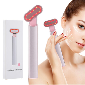 EMS Microcurrent Face Lifting Συσκευή Red Light Ραβδί προσώπου Ραβδί προσώπου Μασάζ λαιμού ματιών Skin Tightening Anti Wrinkle Skin Care Beauty Tool