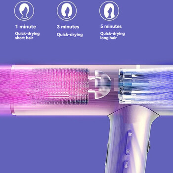 Μοτέρ χωρίς ψήκτρες 110000rpm Στεγνωτήρας Μαλλιών Professional Negative Ion Air Blower Fast Drying Constant Temperature Hair Hair Tools