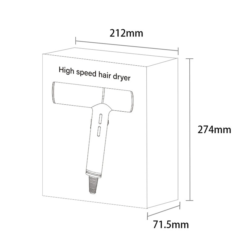 Μοτέρ χωρίς ψήκτρες 110000rpm Στεγνωτήρας Μαλλιών Professional Negative Ion Air Blower Fast Drying Constant Temperature Hair Hair Tools