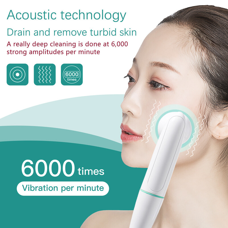 2024 Többfunkciós elektromos ultrahangos arctisztító kefe 2 az 1-ben professzionális szilikon tisztítókefe