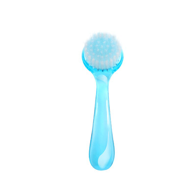 Nová kefka na čistenie tváre s mäkkými štetinami, exfoliačná kefka na tvár, čistiaca čiapka na tvár, drhnúca plastová neelektrická čistiaca kefka