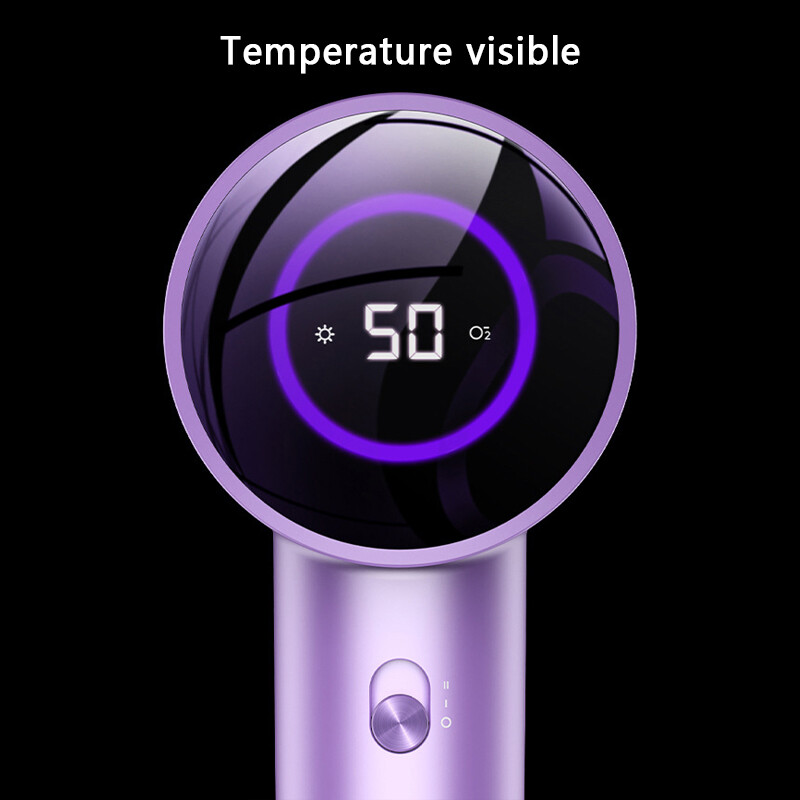 Naujas didelės spartos plaukų džiovintuvas 1600 W didelės galios plaukų džiovintuvas neigiamas jonų greitis plaukų džiovintuvas LED ekranas su elektriniu plaukų džiovintuvu