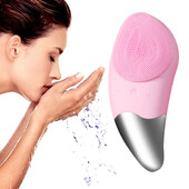 Elektromos arctisztító kefe szilikon ultrahangos vibrációs arctisztító mély pórusú mitesszer tisztító bőr arcmasszírozó