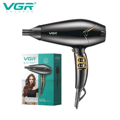 VGR Hair Dryer Professional Hair Dryer Machine Negative Ion Chaison Hair Dryer Dryer Hot and Cold Adjustment Powerful Dryers V-423