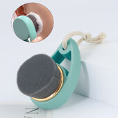 1 ks bambusová čistiaca kefka s aktívnym uhlím, čiarka na tvár, hlboké umývacie kefy, čistič tváre, exfoliačný peeling, masážny a make-up štetec