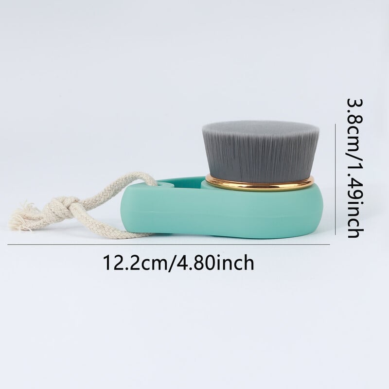 1 ks bambusová čistiaca kefka s aktívnym uhlím, čiarka na tvár, hlboké umývacie kefy, čistič tváre, exfoliačný peeling, masážny a make-up štetec