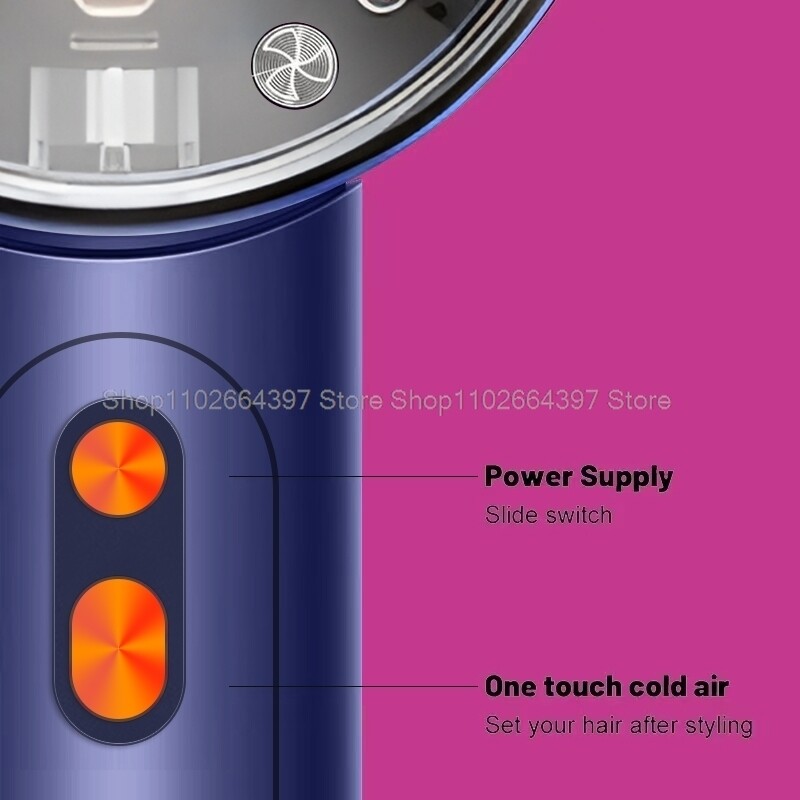 Πιστολάκι μαλλιών χωρίς φύλλα Φροντίδα μαλλιών αρνητικού ιόντος Professinal Quick Dry 220V Home ισχυρό πιστολάκι μαλλιών Constant Anion Ηλεκτρικό πιστολάκι μαλλιών