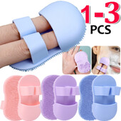 Mini Finger Face Wash Brush Μαλακή σιλικόνη, βαθιά καθαροί πόροι Αφαιρεί τα νεκρά κύτταρα του δέρματος Πινέλα μακιγιάζ Σαμπουάν μωρού Βούρτσα μπάνιου μωρού
