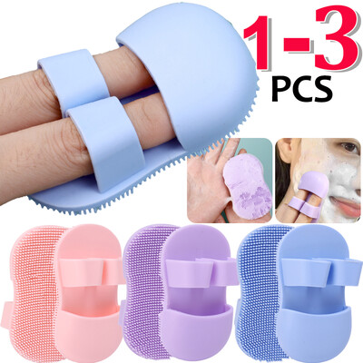 Mini Finger Face Wash Kist Mekani silikon Dubinski čisti pore Uklanja mrtve stanice kože Kistovi za šminku Dječji šampon Četka za kupanje beba